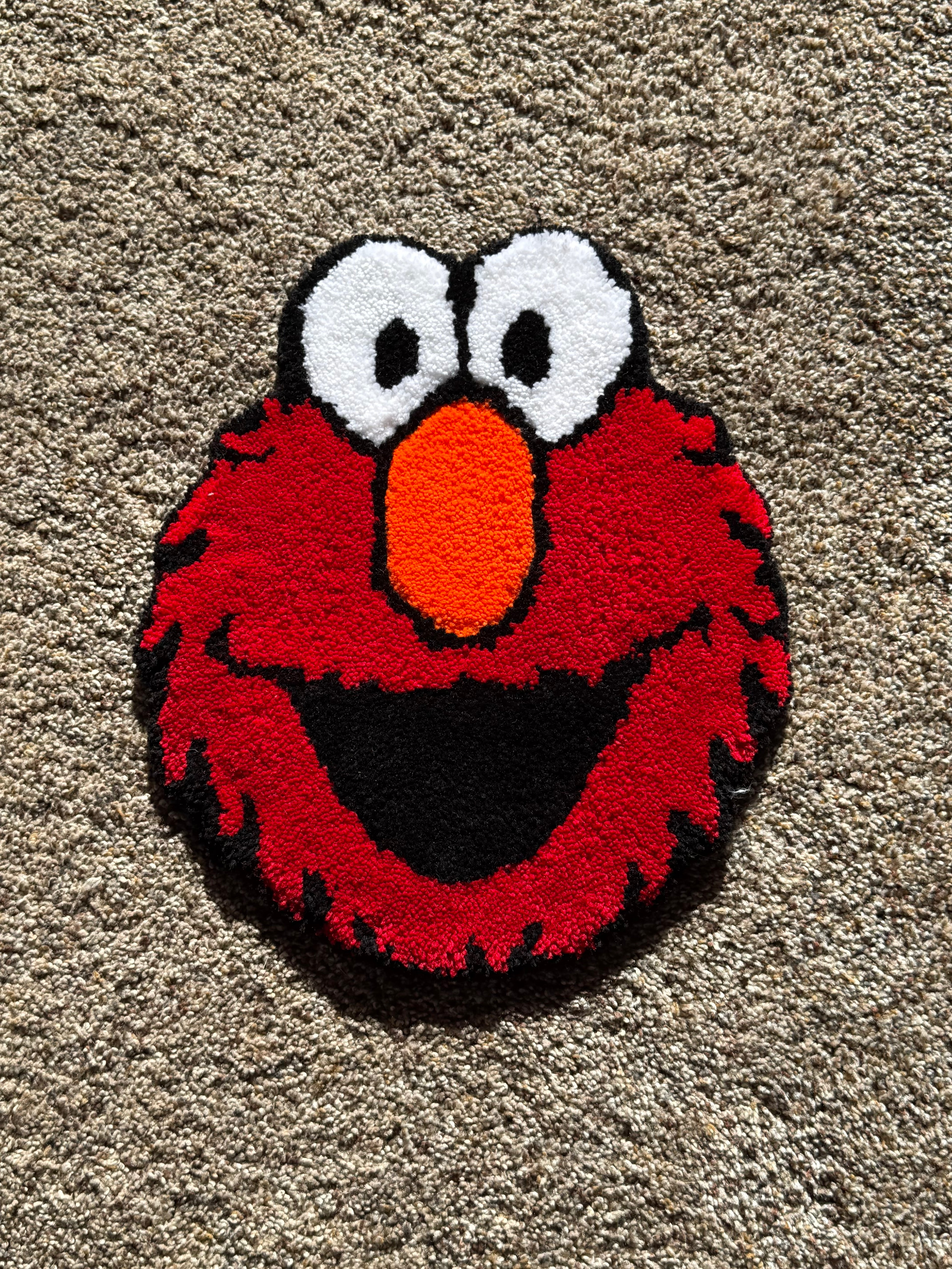 Handmade Elmo Tufted Rug