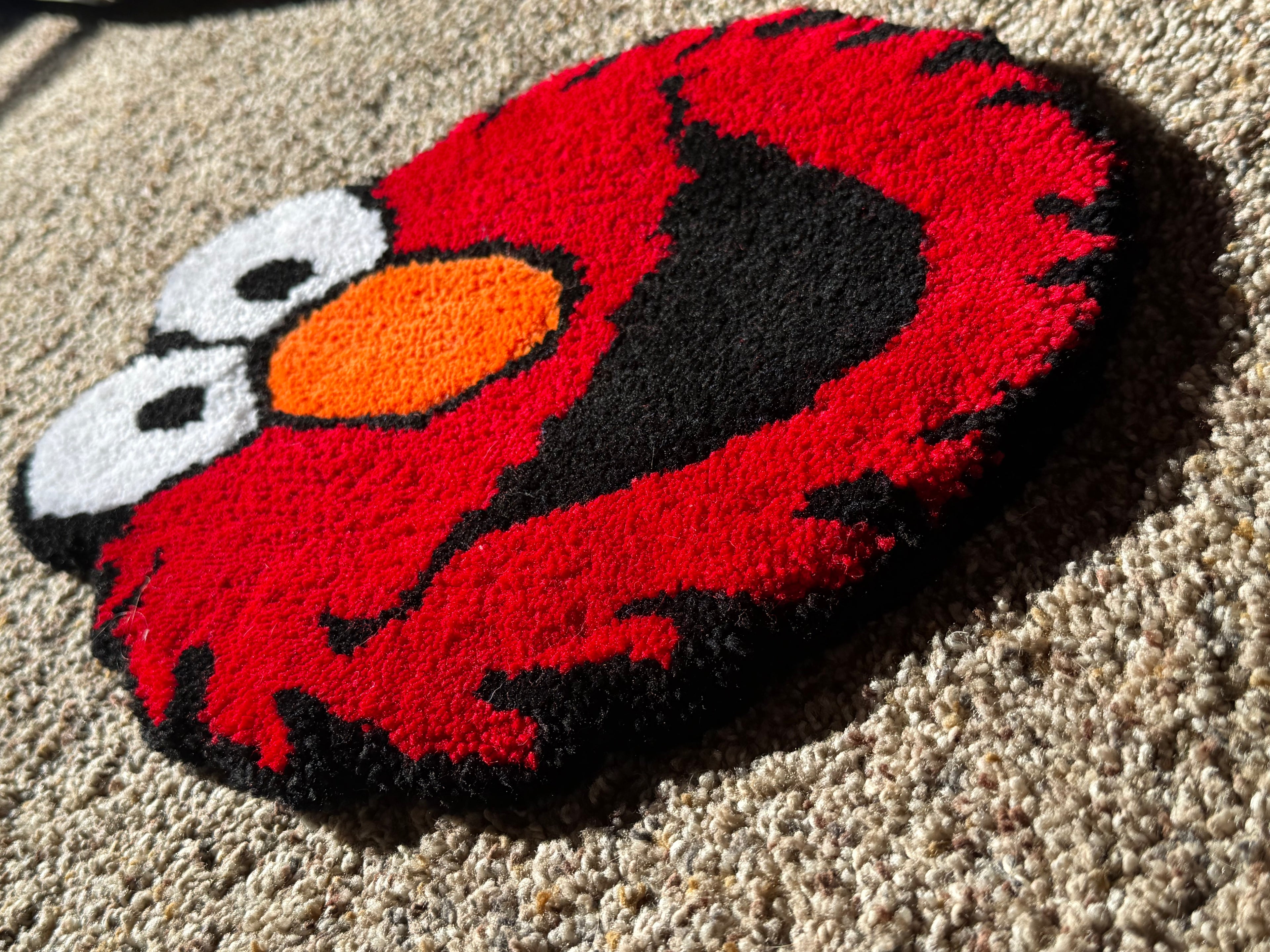 Handmade Elmo Tufted Rug