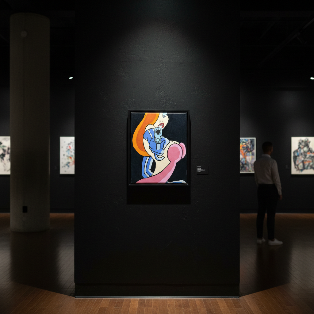 Pop Art Woman Painting